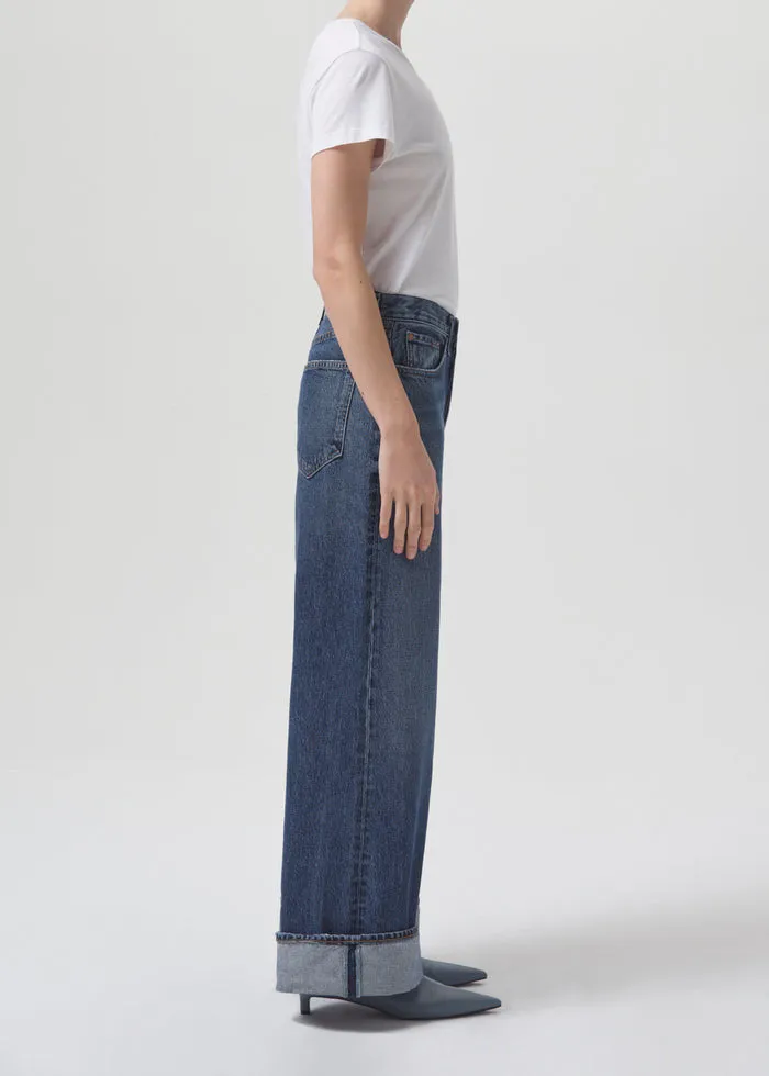 Agolde Dame High Rise Wide Leg Jeans in Control