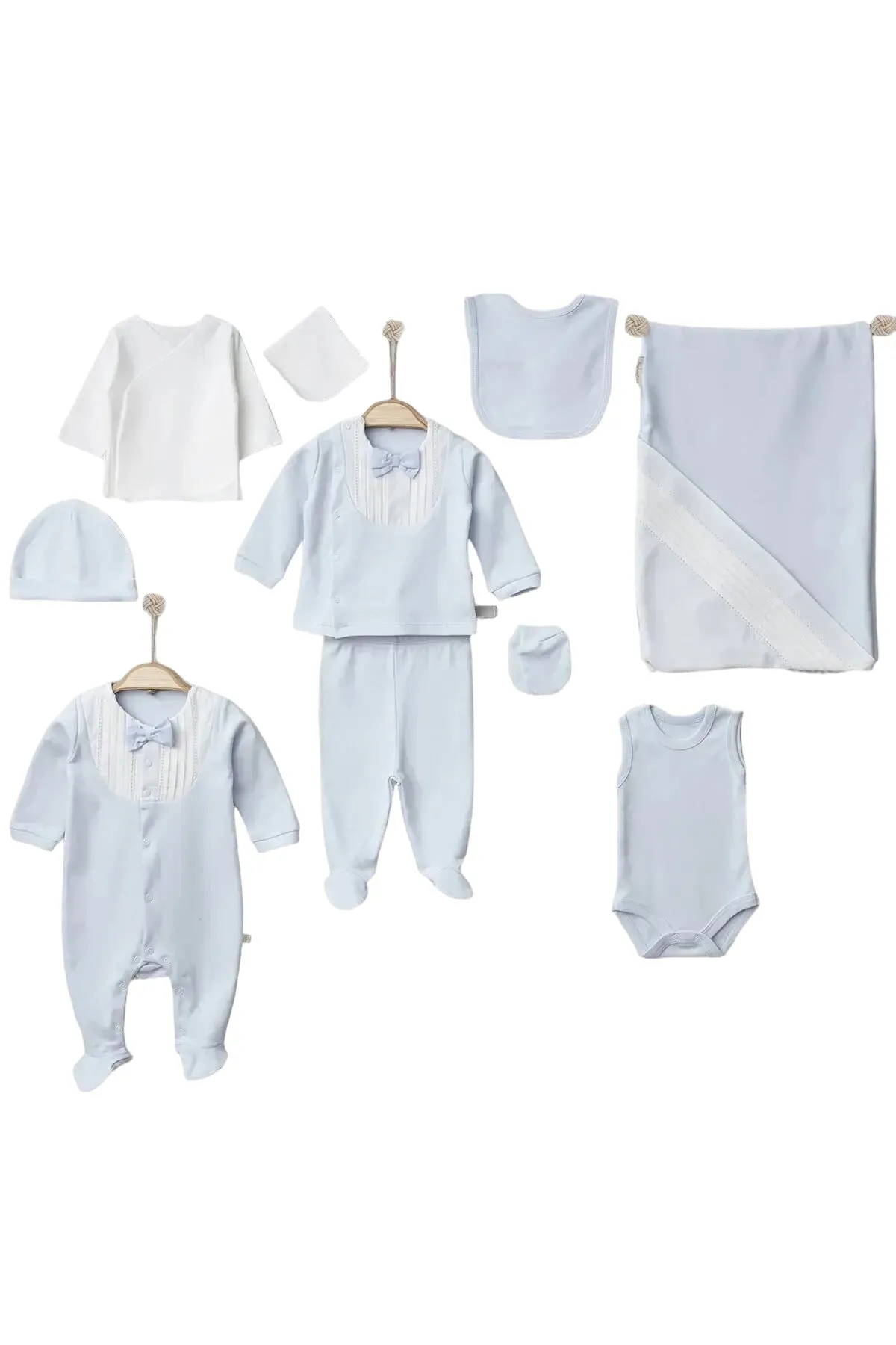 Alex Blue Newborn Coming Home Set (10 Pcs)