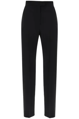 ALEXANDER MCQUEEN Elegant Black High-Waisted Cigarette Pants for Women