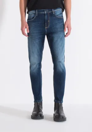 Antony Morato Men Blue Washed Skinny Fit Jeans