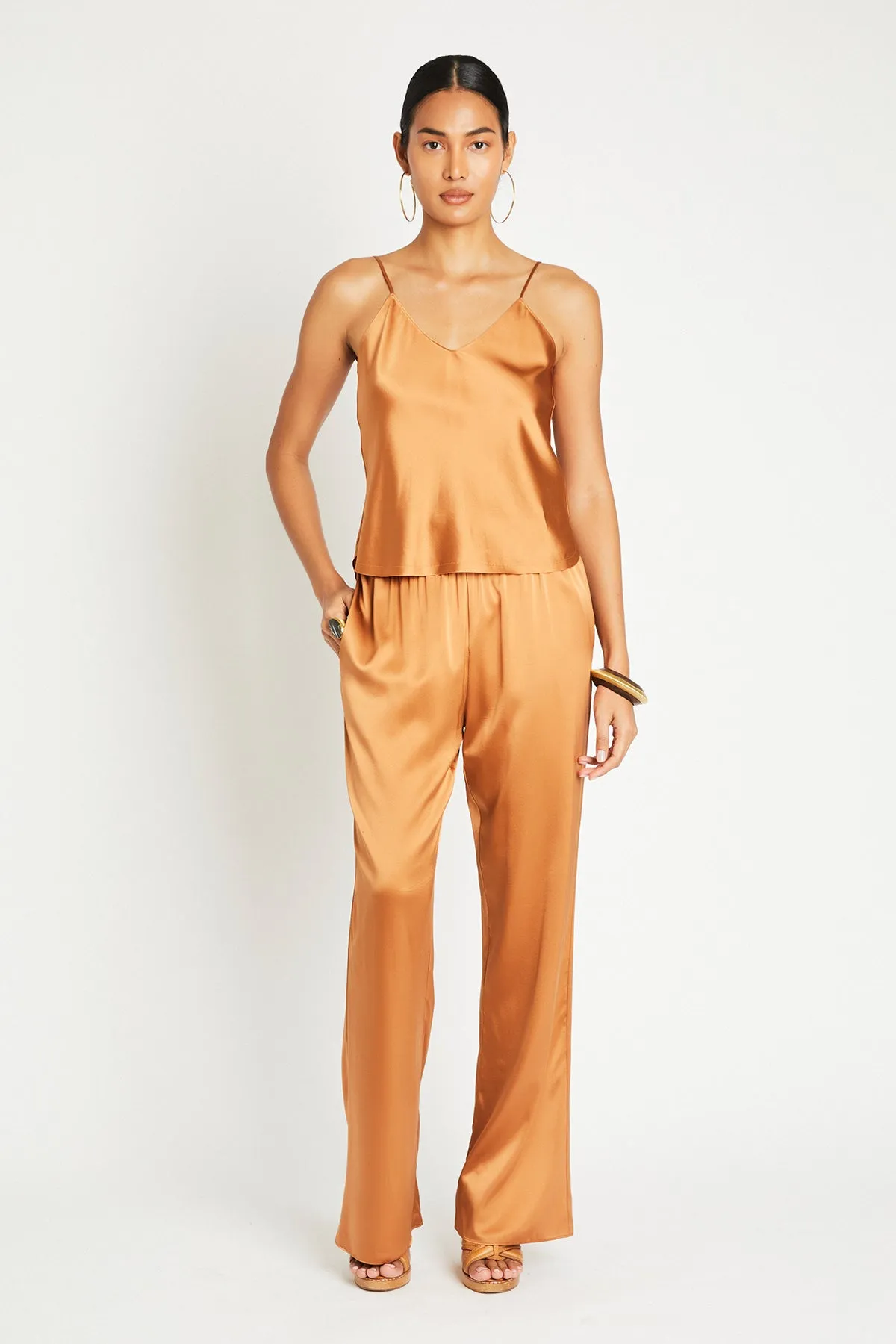   Beryll Liz Silk Pants | Copper