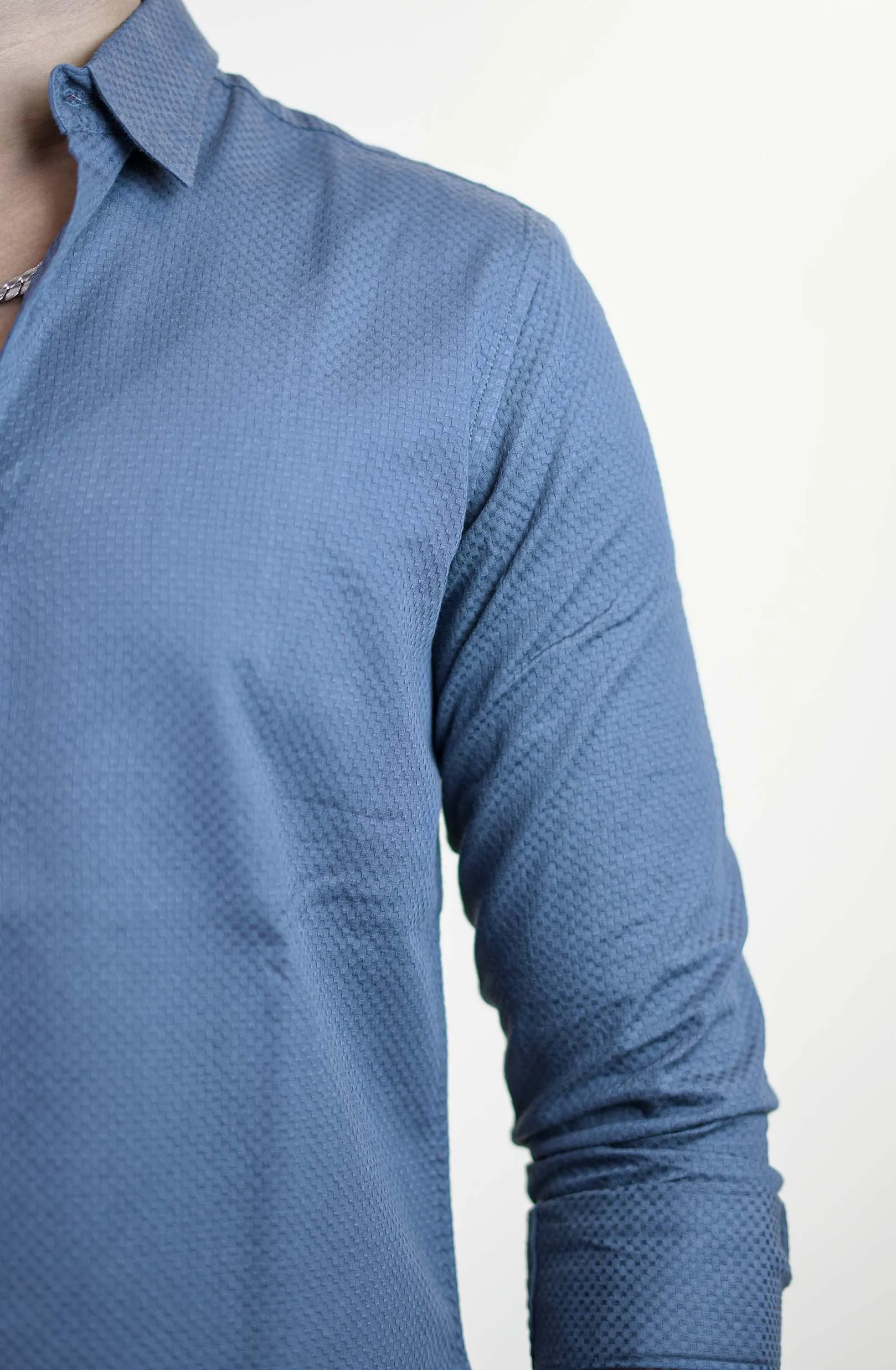 Blue Urban Grid Shirt