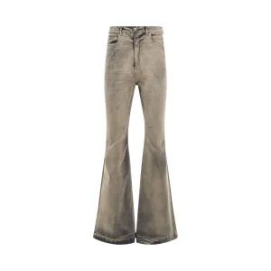 Bolan Bootcut Denim Pants in Mineral Pearl