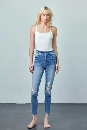 Charlize High Rise Ankle Skinny Jeans