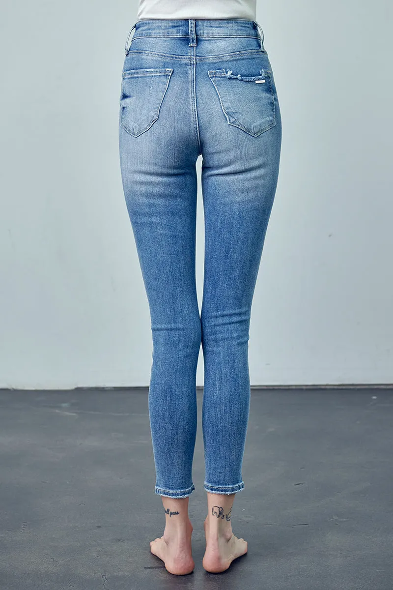 Charlize High Rise Ankle Skinny Jeans