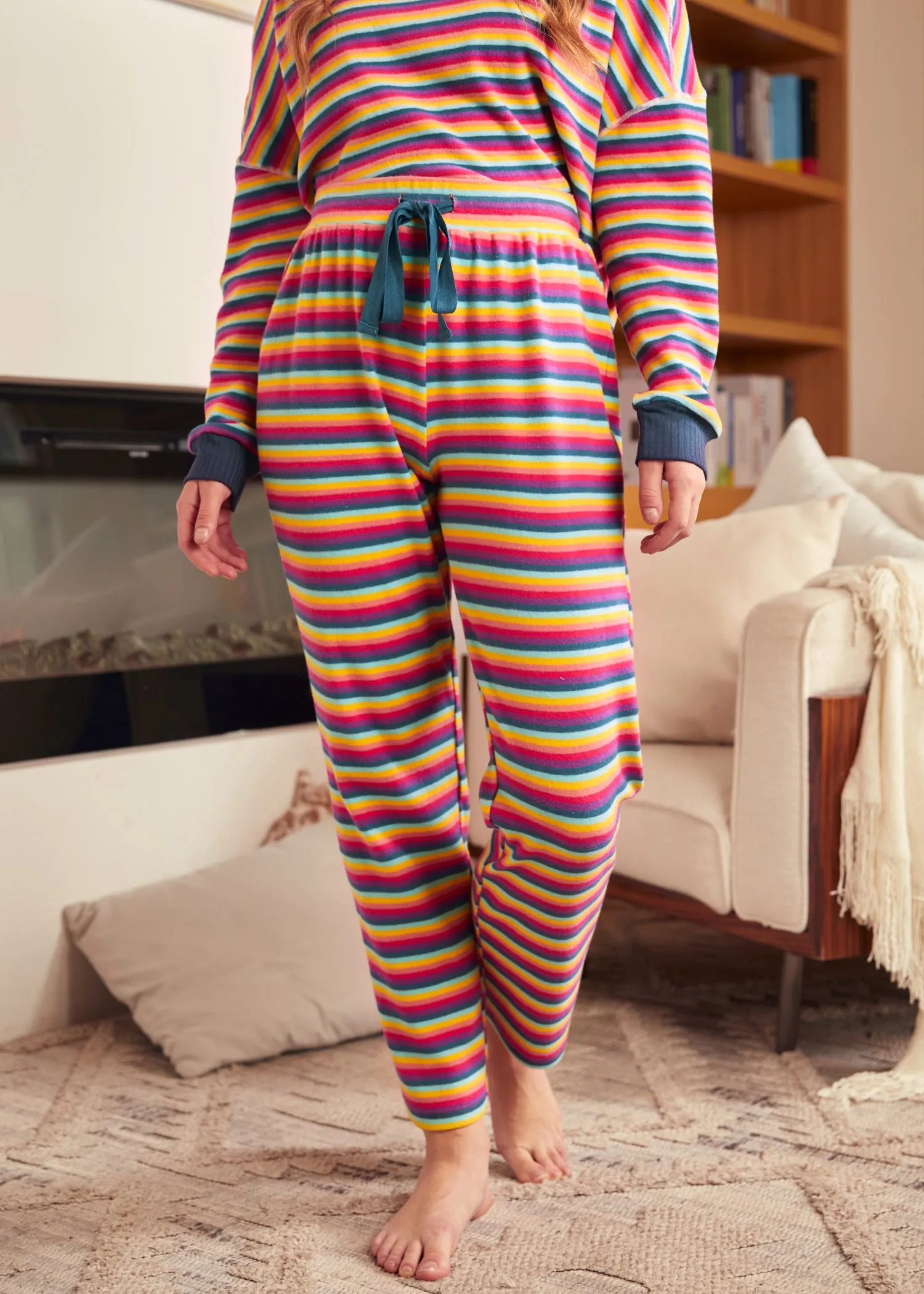 Colorburst Cozy Straight-Leg Pants