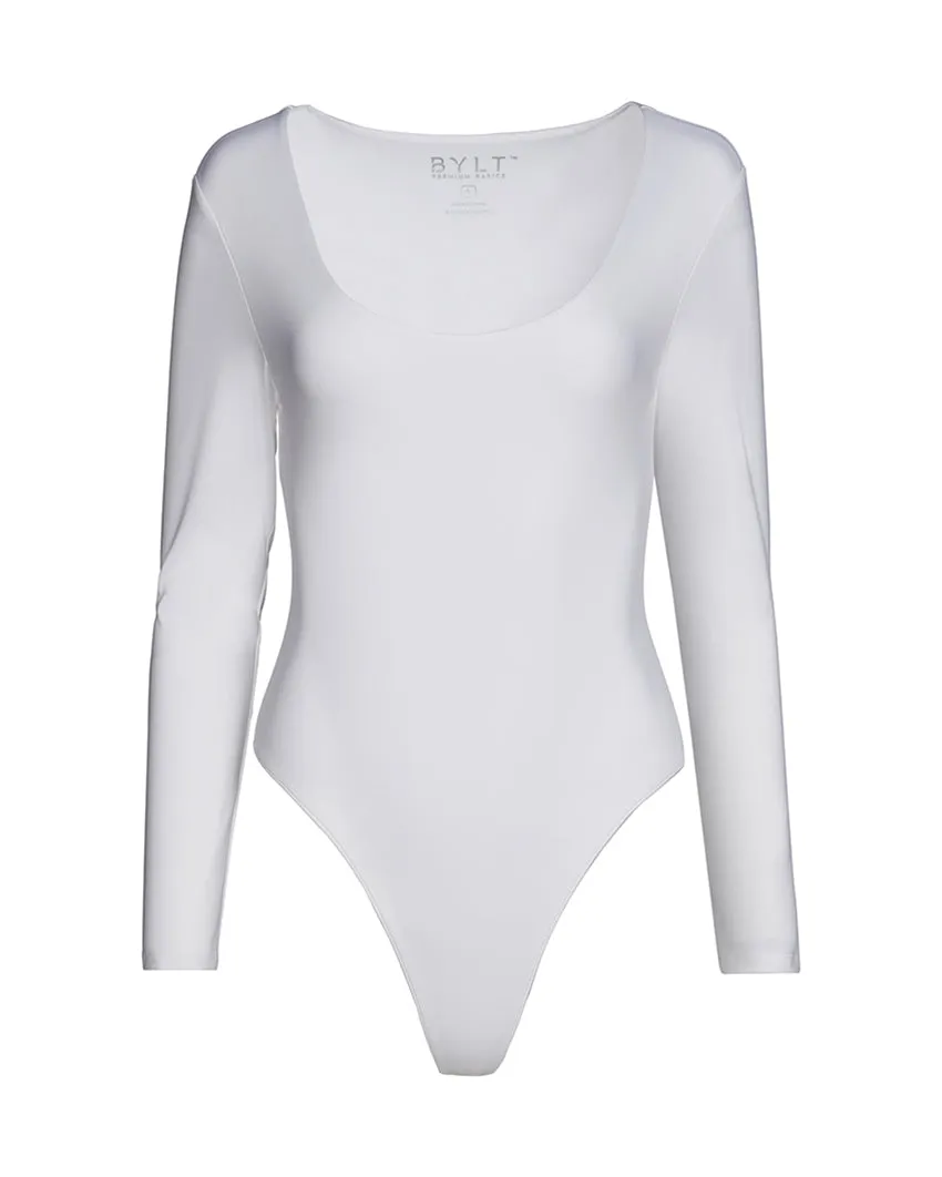 Contour Scoopneck Long Sleeve Bodysuit