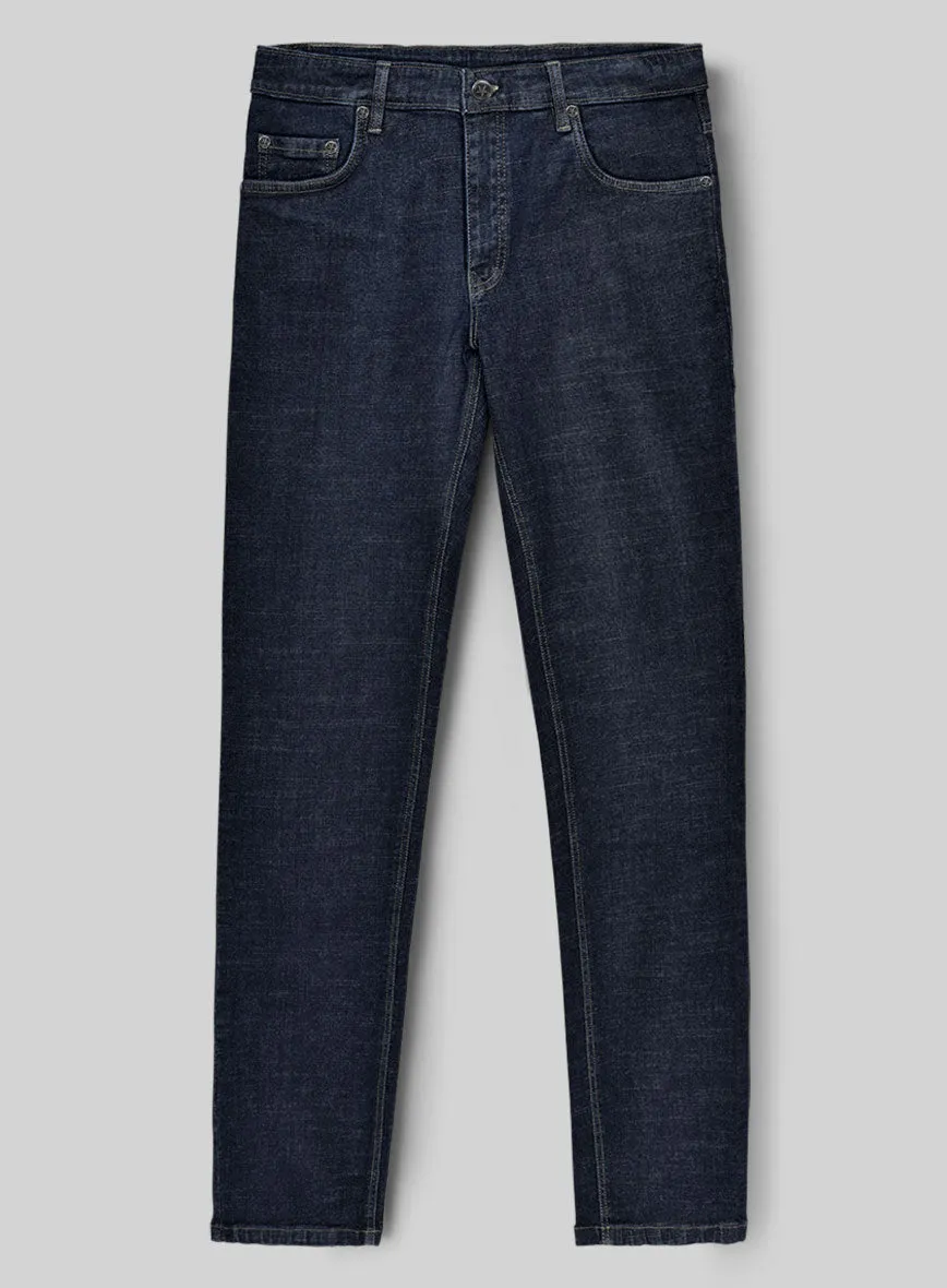 Dark Indigo Stretch Denim Jeans