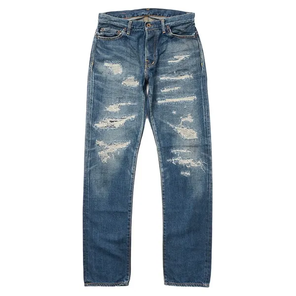 DEPSEA / DP001 Straight 5P Denim Pants - Vintage finish