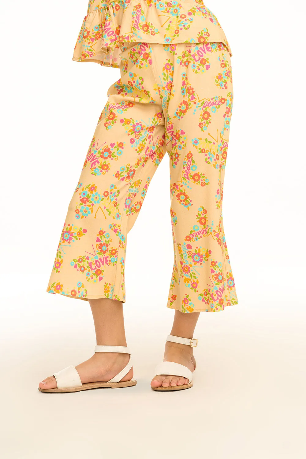 Emma Summer of Love Print Trousers