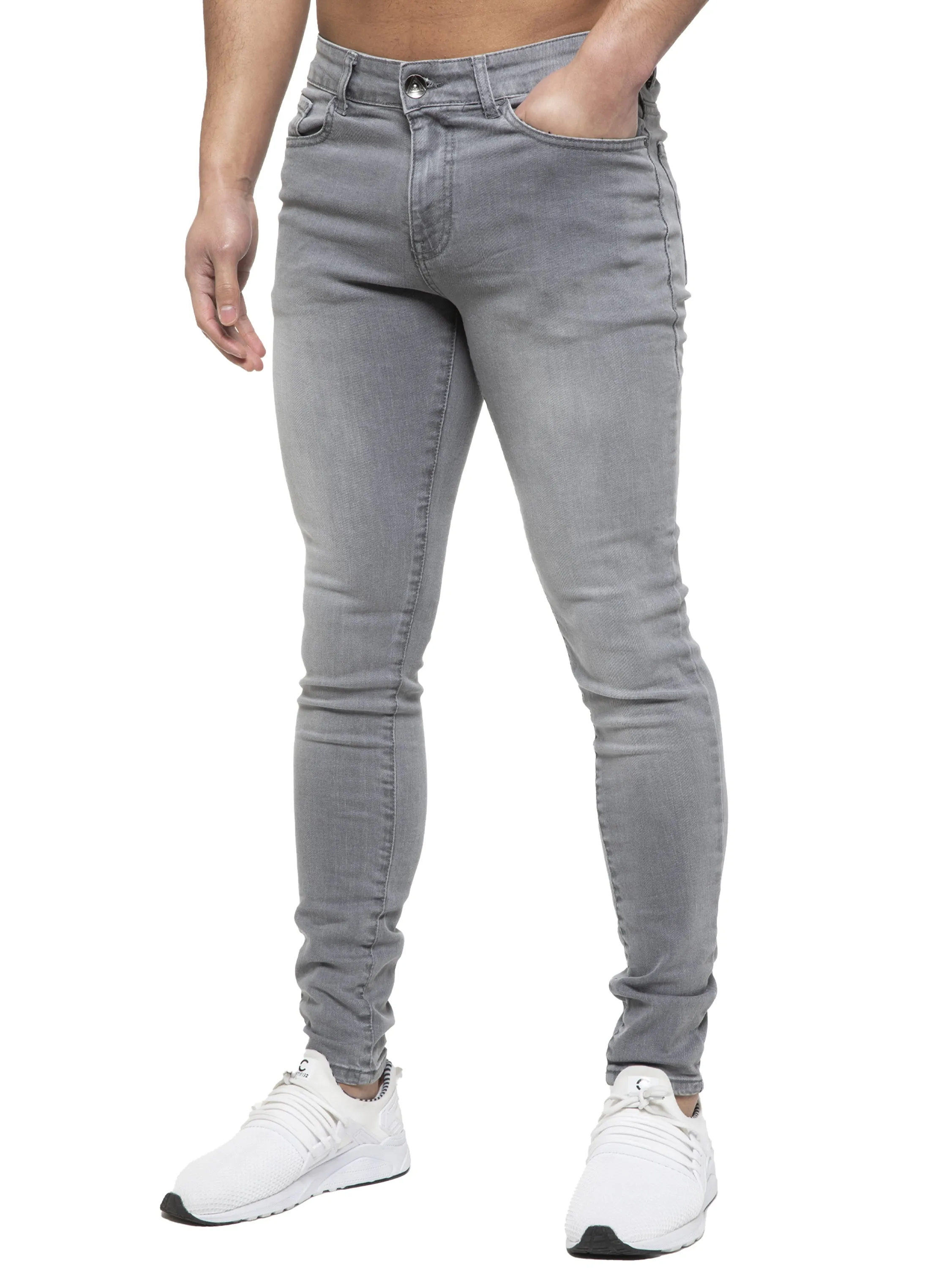 ETO | Mens Designer Slim Skinny Fit Stretch Jeans