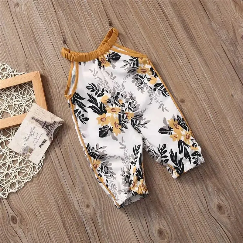 Floral Summer Sleeveless Romper