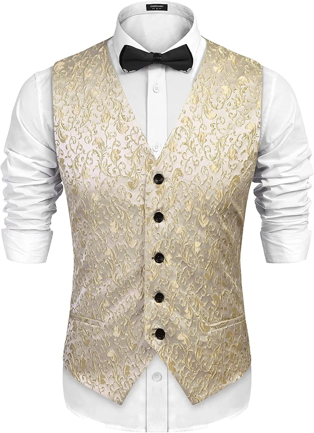 Floral Victorian Tuxedo Suit Vest (US Only)