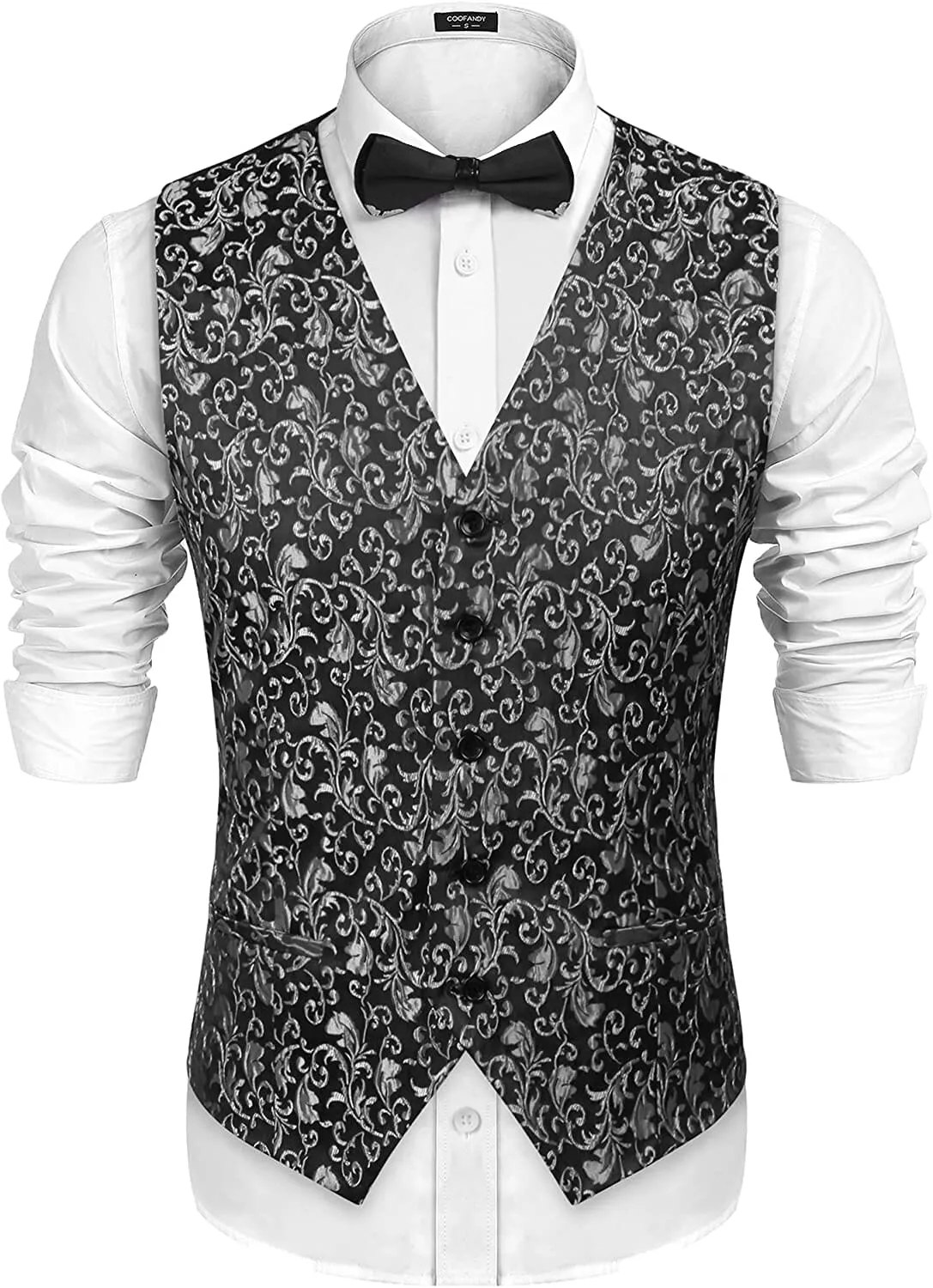 Floral Victorian Tuxedo Suit Vest (US Only)