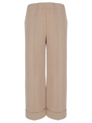 Glossy Finish Women's Trousers