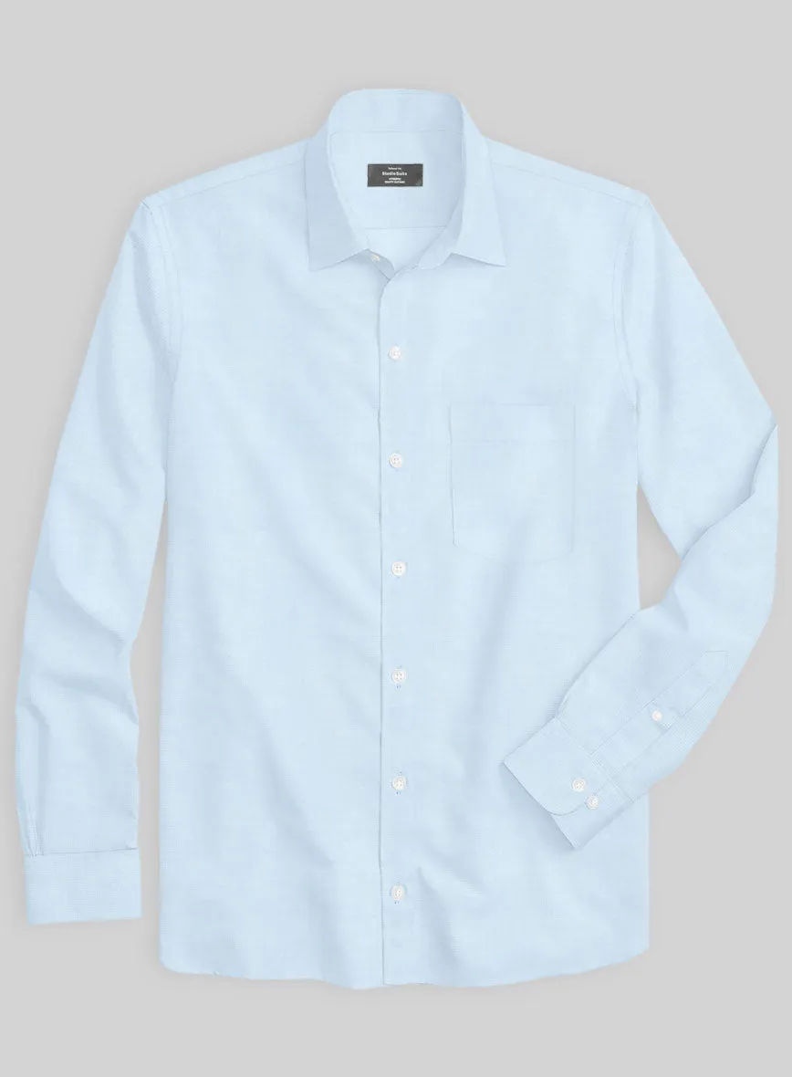 Italian Lombardo Cloudy Blue Shirt