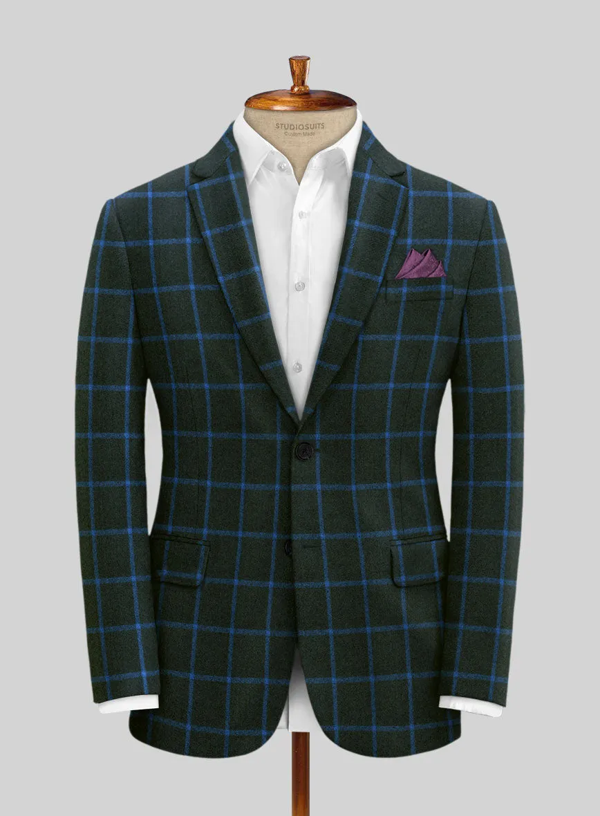 Italian Simma Checks Tweed Suit