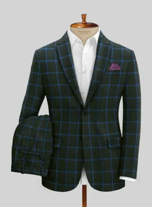 Italian Simma Checks Tweed Suit