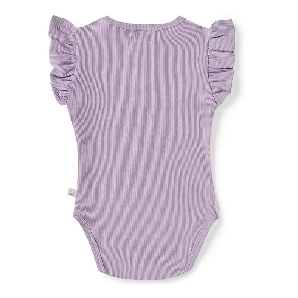 Jacaranda Short Sleeve Organic Bodysuit