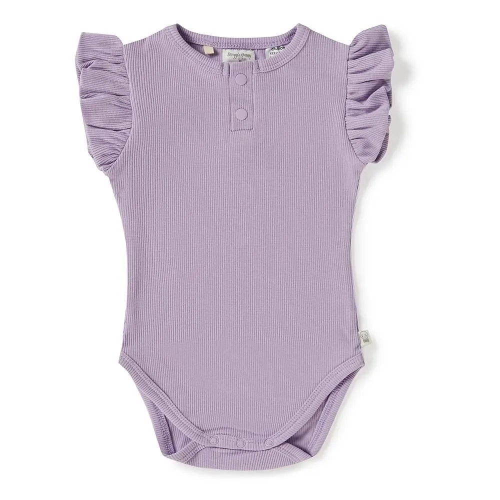 Jacaranda Short Sleeve Organic Bodysuit