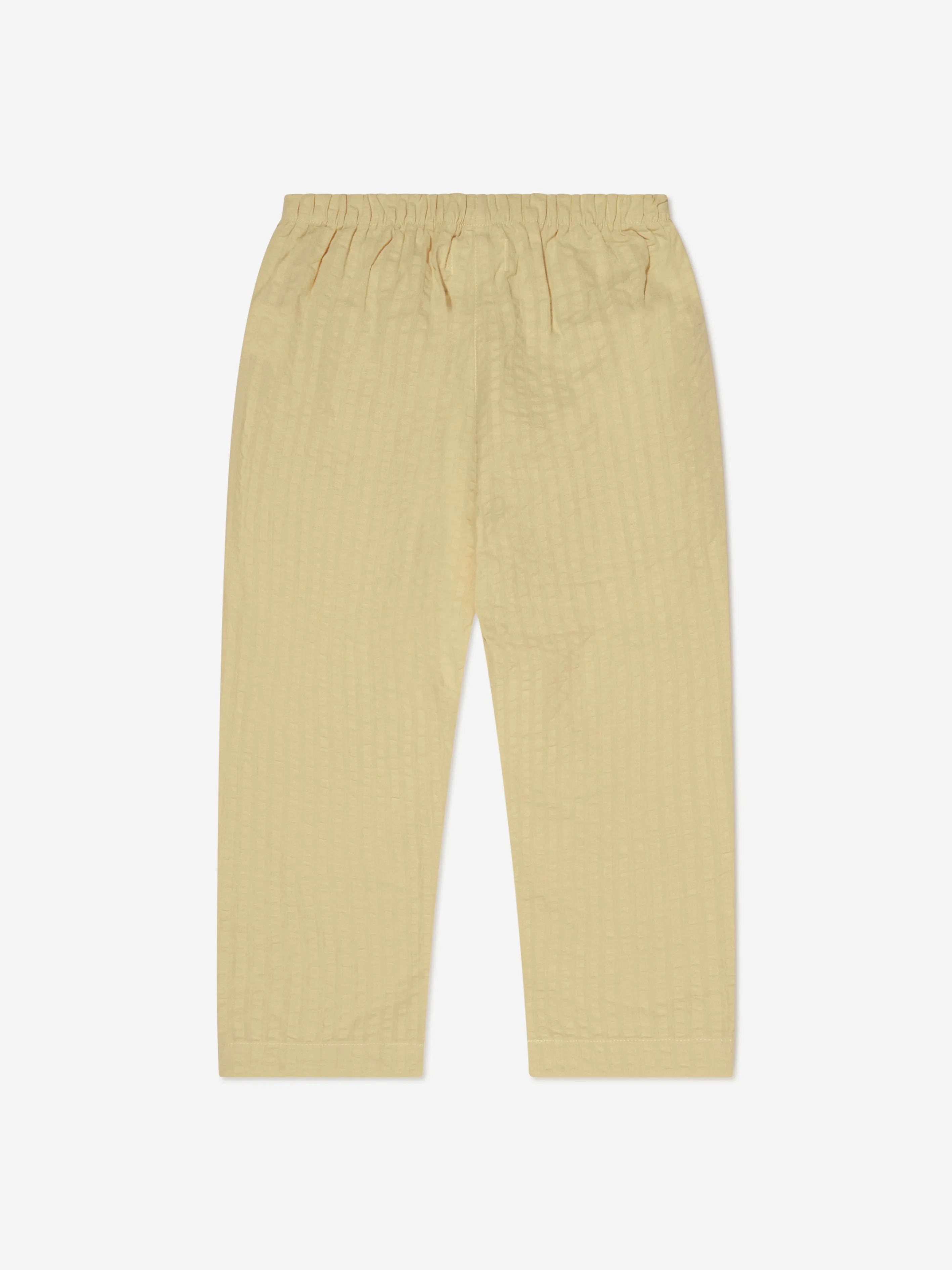 Konges Slojd Unisex Cotton Seersucker Trousers