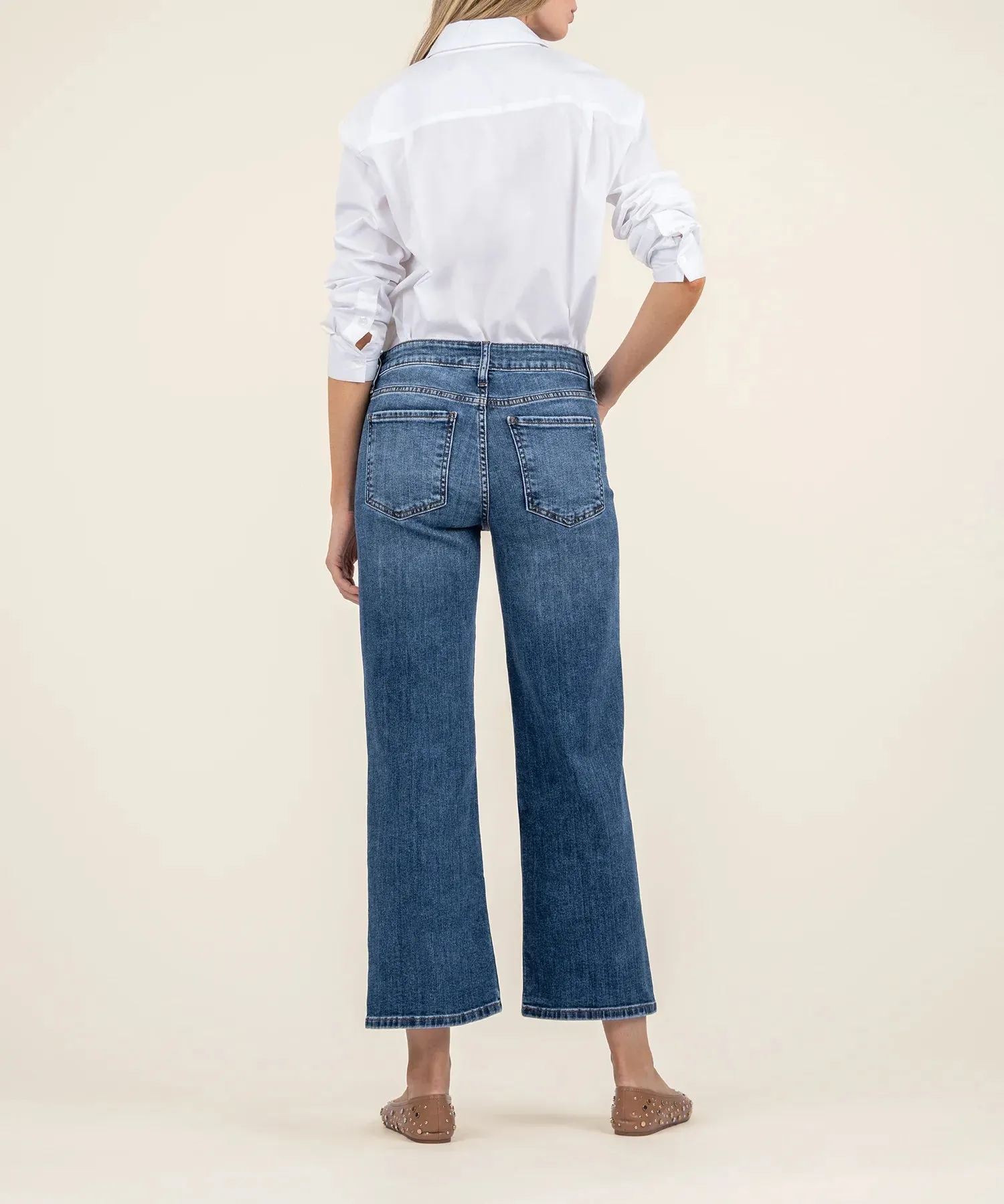 Kut from the Kloth Charlotte High Rise Wide Leg Jeans