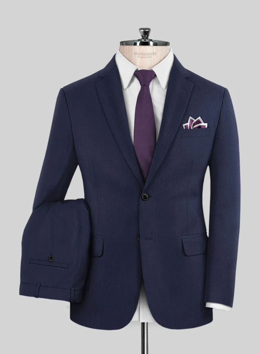 Lanificio Zegna Trofeo Ink Blue Wool Suit