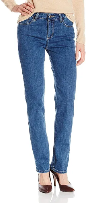 Lee Women’s Instantly Slims Classic Relaxed Fit Monroe Straight Leg Jean