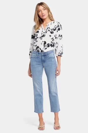 Marilyn Straight Ankle Jeans - Lakefront