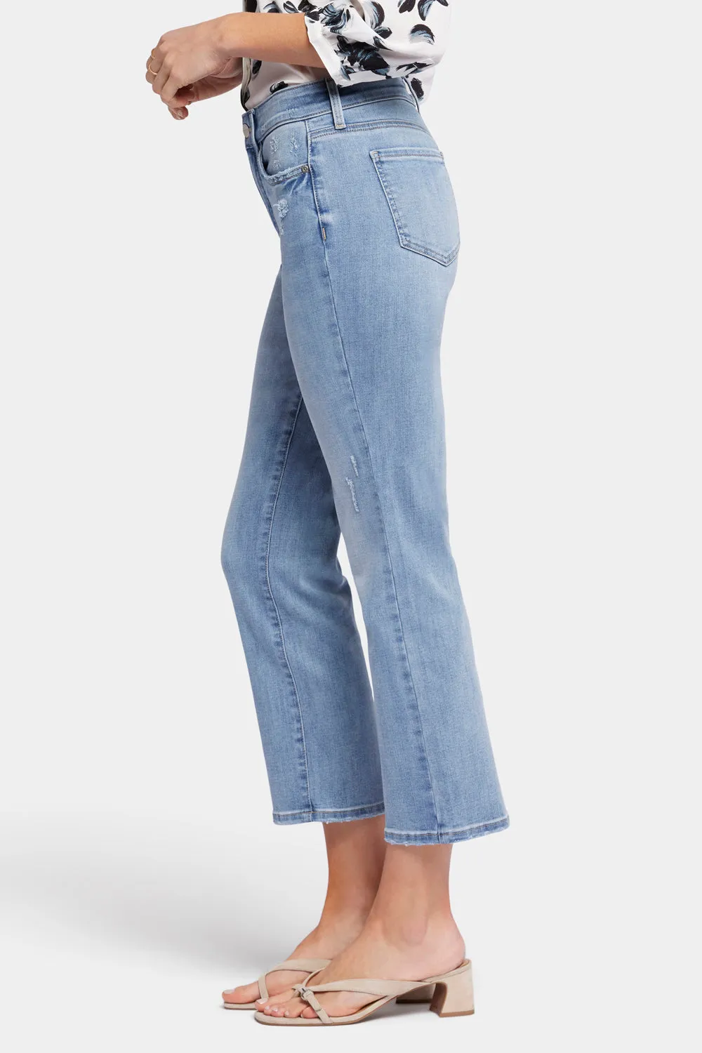 Marilyn Straight Ankle Jeans - Lakefront