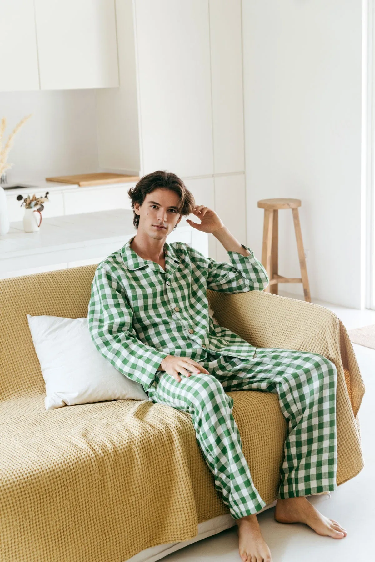 Men's Harry Classic Linen Pyjama Set