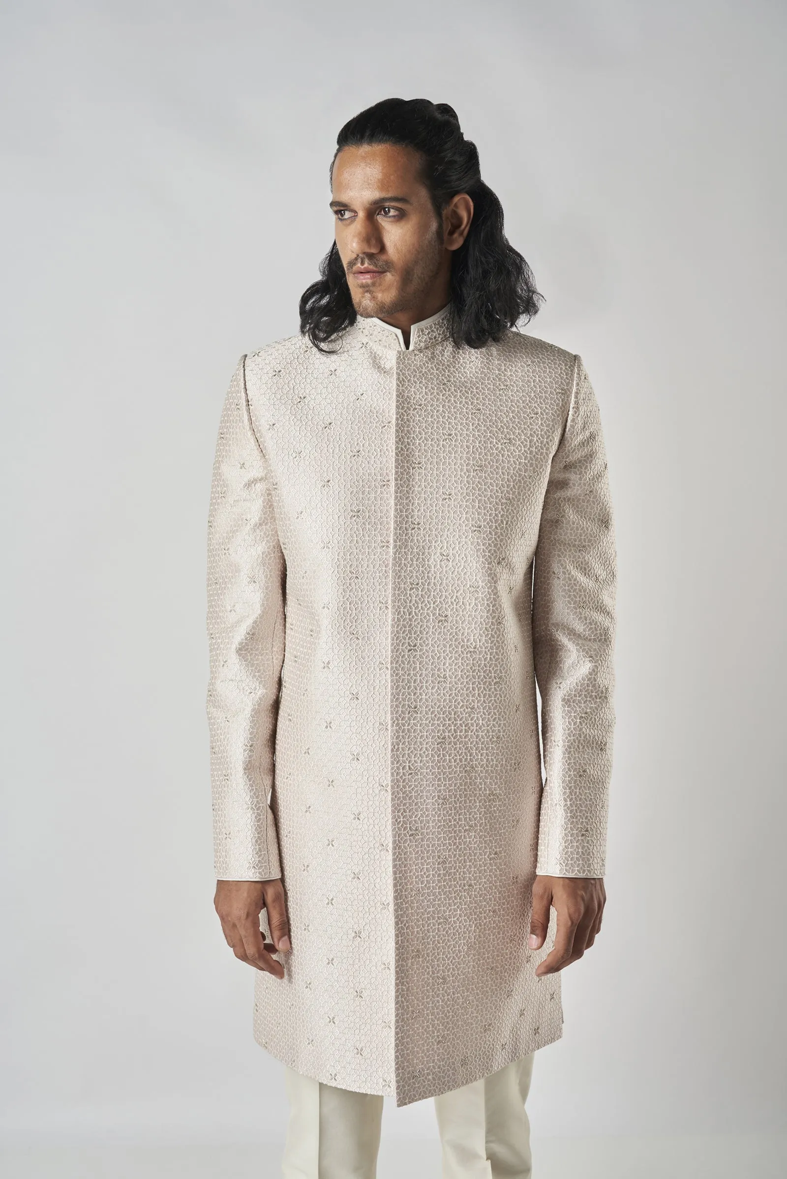 Moroccan Diamond Sherwani- Akarsh