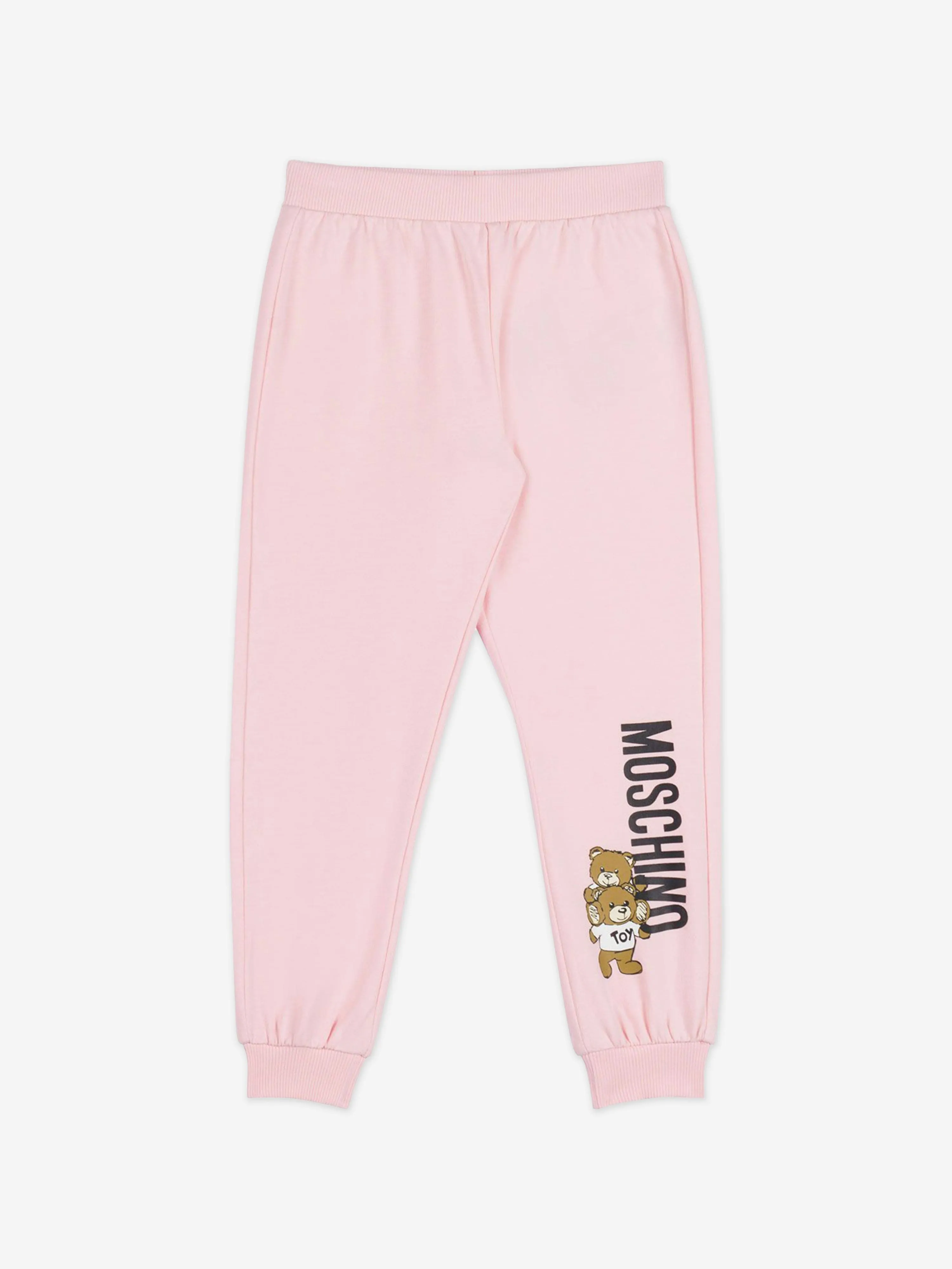 Moschino Baby Girls Bear Logo Tracksuit in Pink