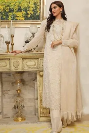 Nilofer Shahid - The Mabe Pearl - Organza - 3 Piece