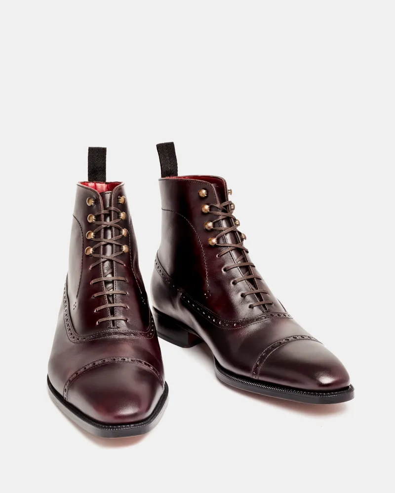 Oxblood Balmoral Brogue Boot