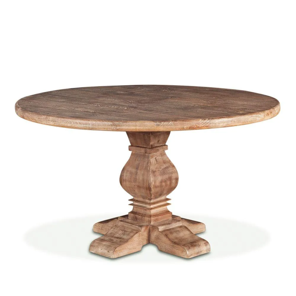 Pengrove Modern Farmhouse Round Dining Table