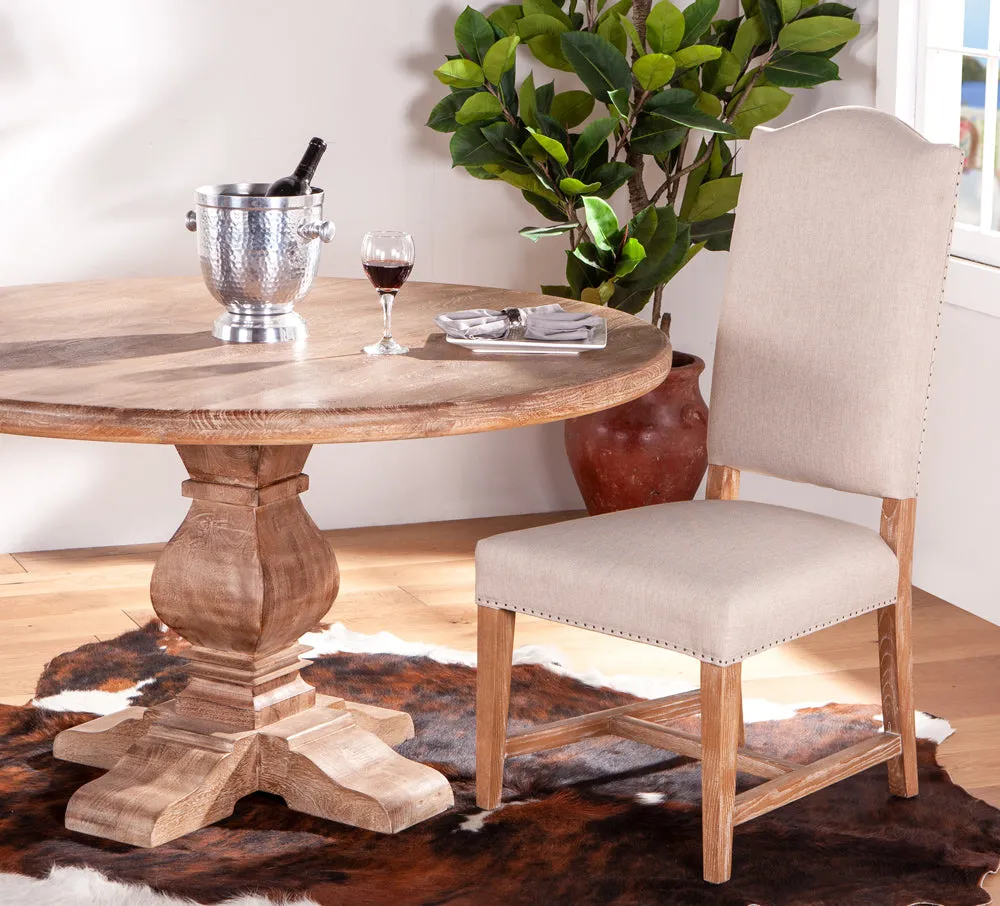 Pengrove Modern Farmhouse Round Dining Table