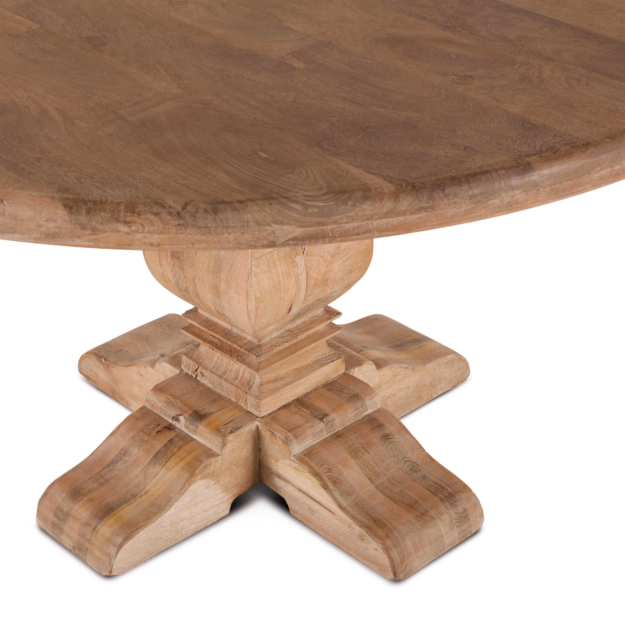 Pengrove Modern Farmhouse Round Dining Table