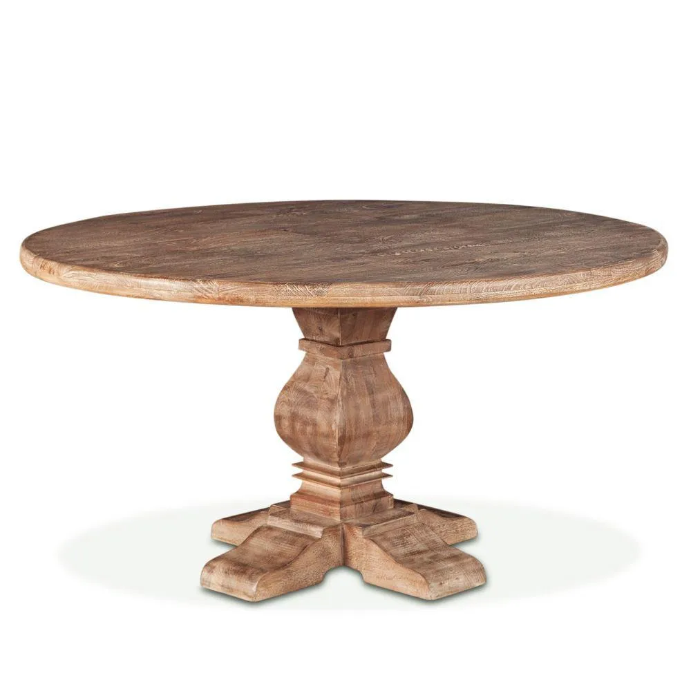 Pengrove Modern Farmhouse Round Dining Table