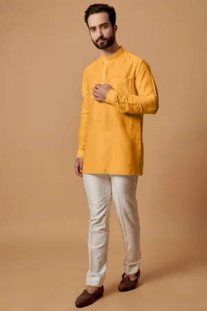 Pintucked Shirt Kurta - Manav