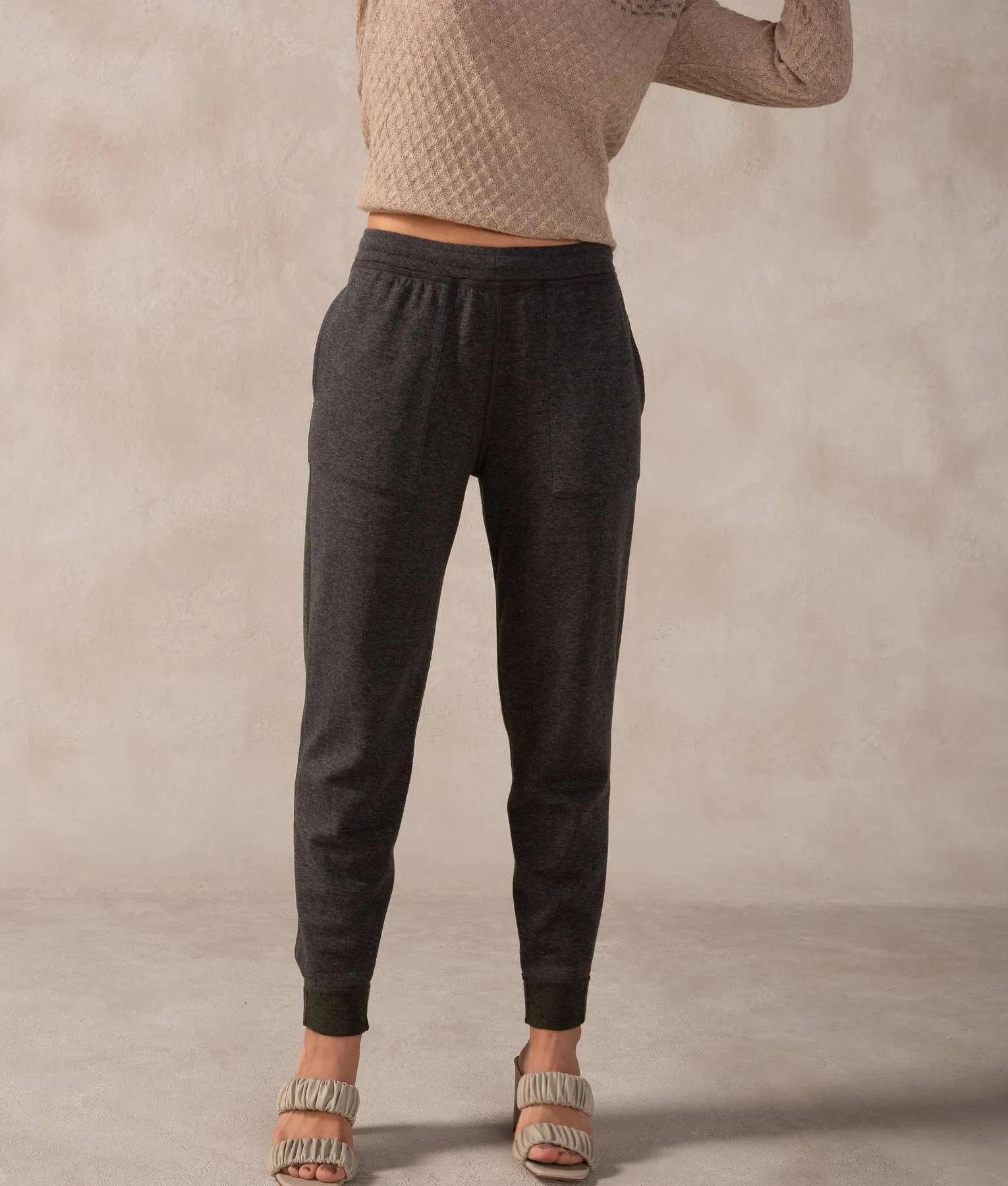 Premium Alpaca and Cotton track pants