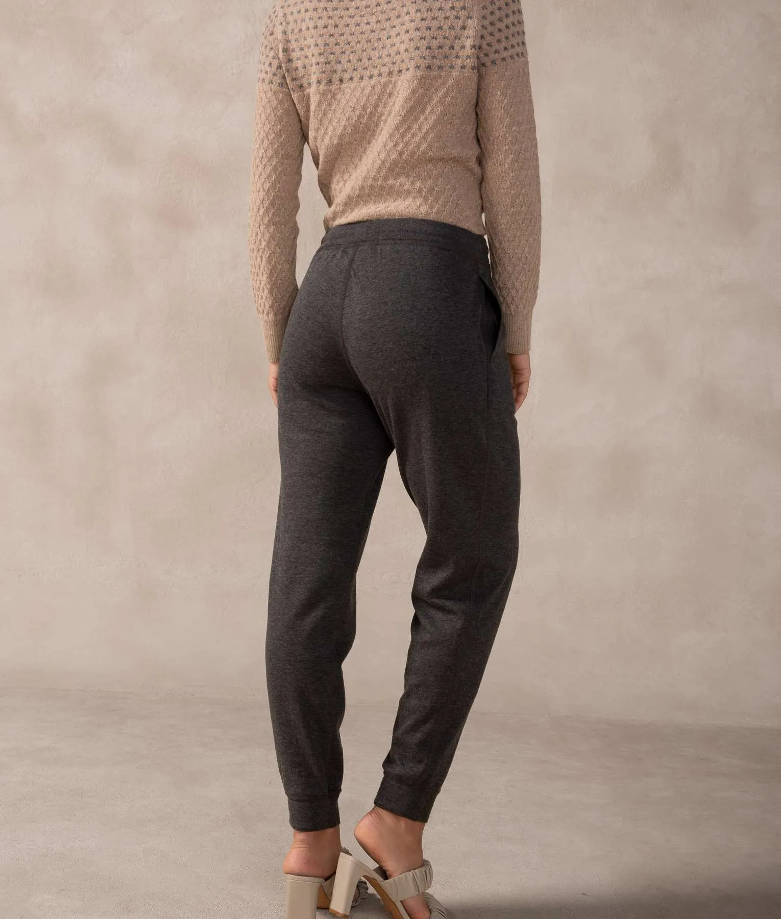 Premium Alpaca and Cotton track pants