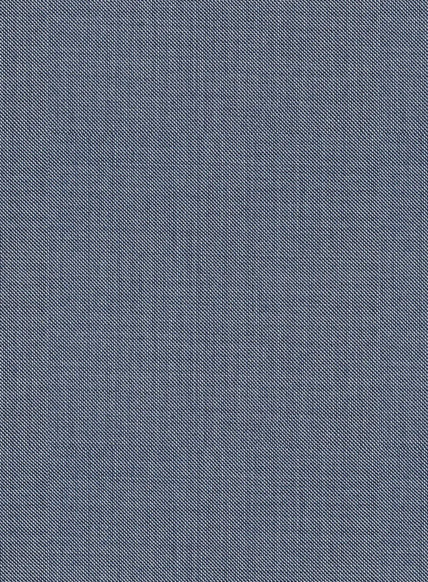 Scabal Eandi Twill Blue Wool Pants