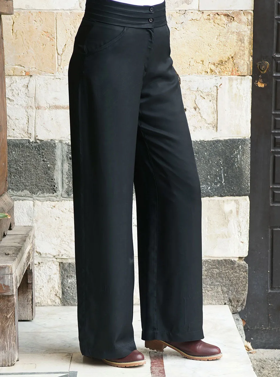 Smooth Satin Trousers