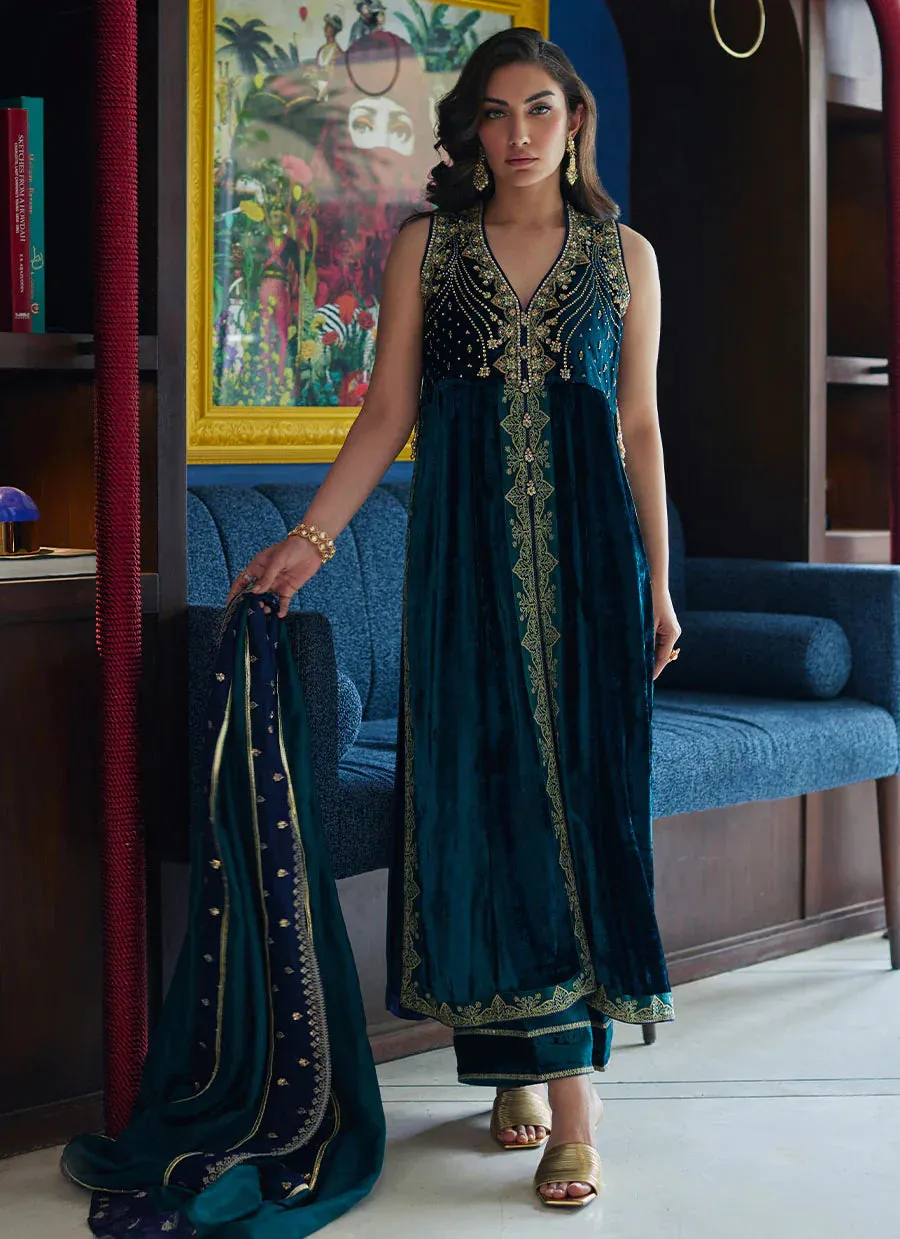 Velvet Revolt 23 - Sahla Shirt And Dupatta