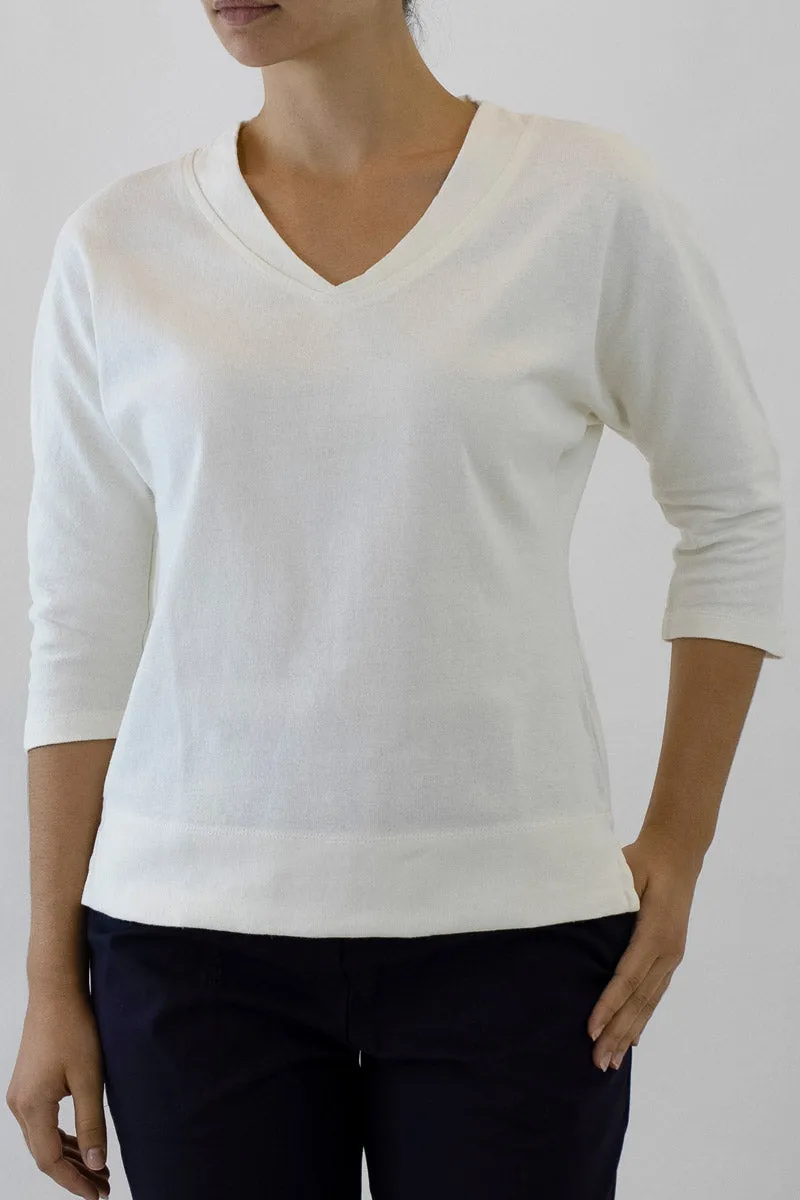 Women’s Cotton Batwing Top 3/4 Sleeve SC-12