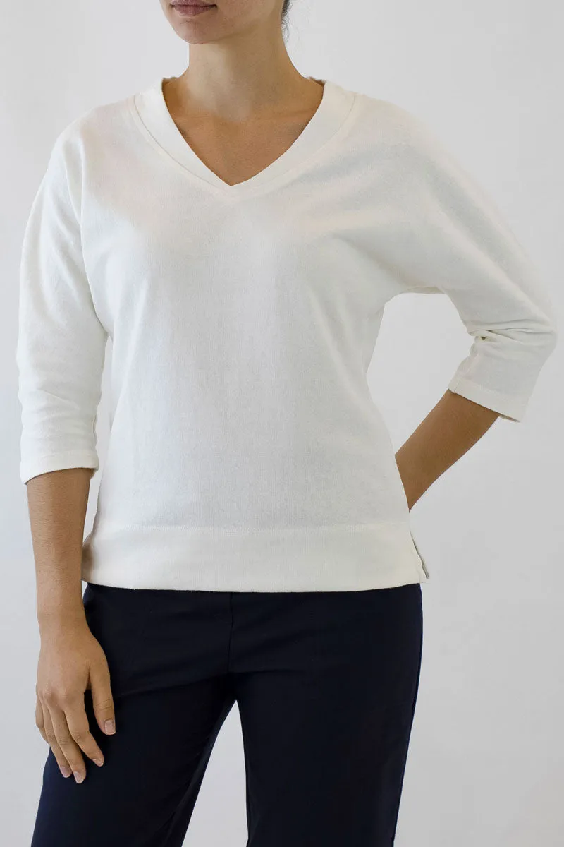 Women’s Cotton Batwing Top 3/4 Sleeve SC-12