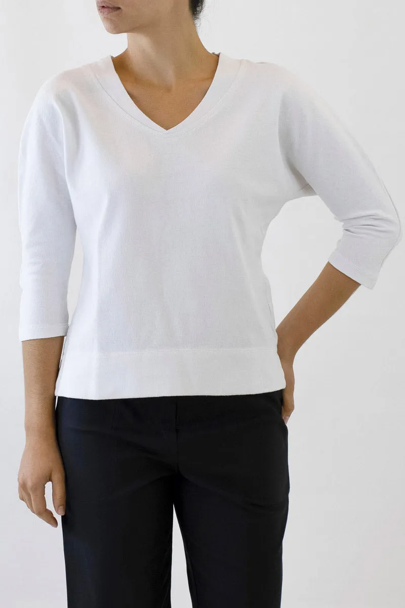 Women’s Cotton Batwing Top 3/4 Sleeve SC-12