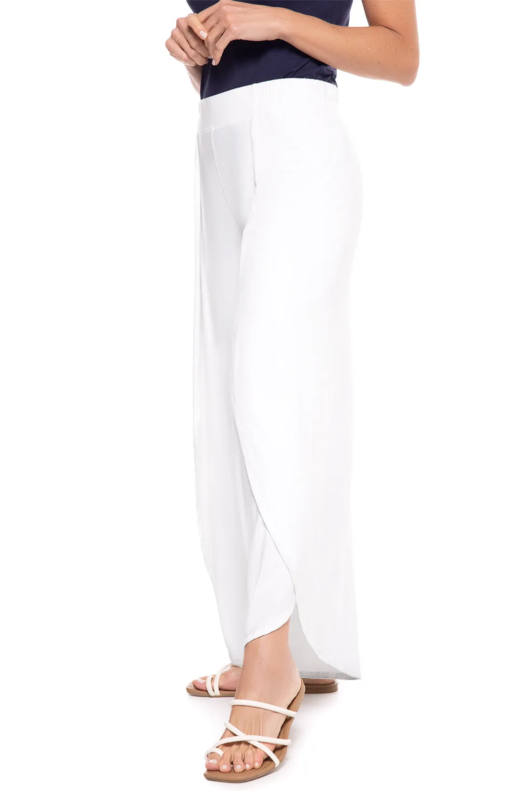 Women's Lynsu Wide Leg Pants | White