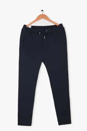 ZARA SLIM TEXTURED JOGGER PANTS (NAVY)